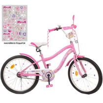 Детский велосипед PROF1 20д. Y20241 Unicorn, розовый